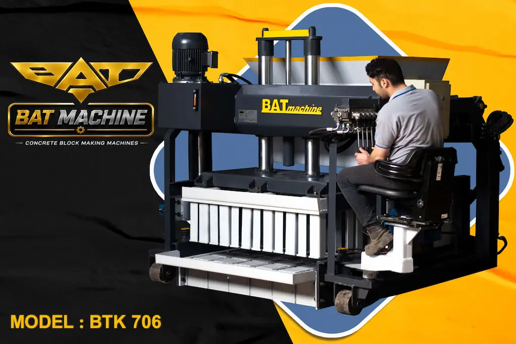 دستگاه جدول زن و بلوک زن اتوماتیک BTK706