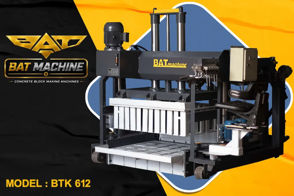 دستگاه بلوک زن 4 دستگاه بلوک زن لودردار دو ردیفه BTK606L